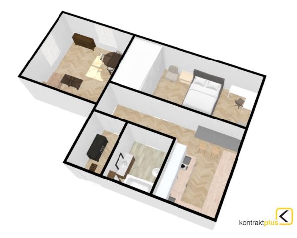 Mieszkanie 2-pokojowe Ruda Śląska Ruda, ul. Stefana Żeromskiego. Zdjęcie 4