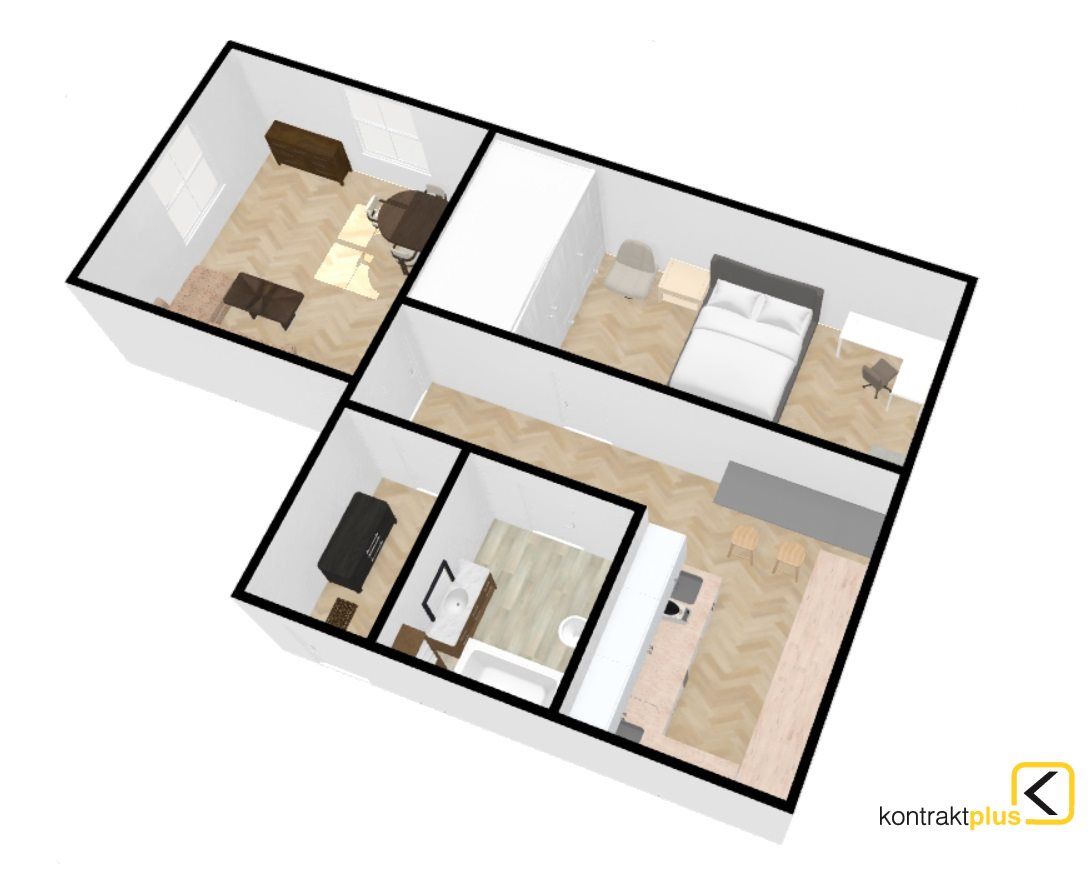 Mieszkanie 2-pokojowe Ruda Śląska Ruda, ul. Stefana Żeromskiego. Zdjęcie 4