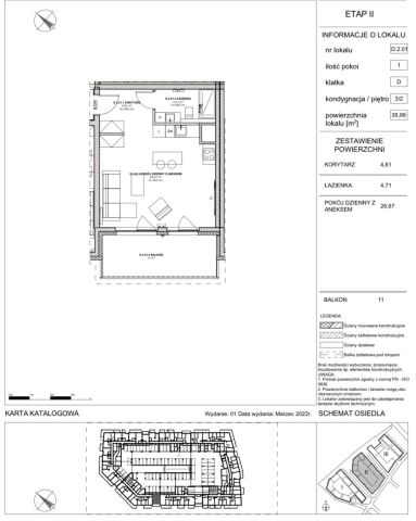 Mieszkanie 1-pokojowe Szczecin Centrum. Zdjęcie 3