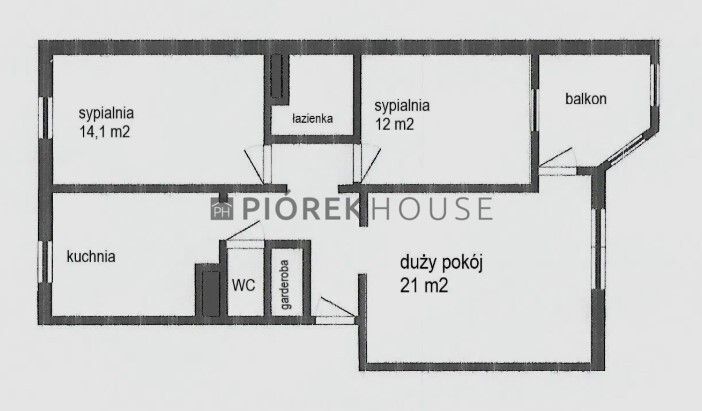 Mieszkanie 3-pokojowe Warszawa Mokotów, ul. Nałęczowska. Zdjęcie 18