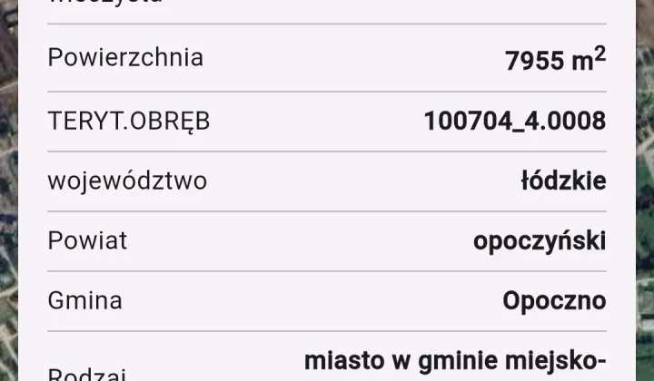 Działka rolna Opoczno Stare Miasto, ul. Libiszewska