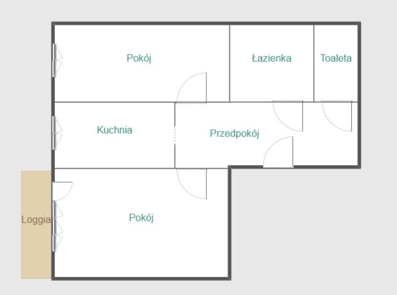 Mieszkanie 2-pokojowe Rzeszów, ul. Małopolska. Zdjęcie 11