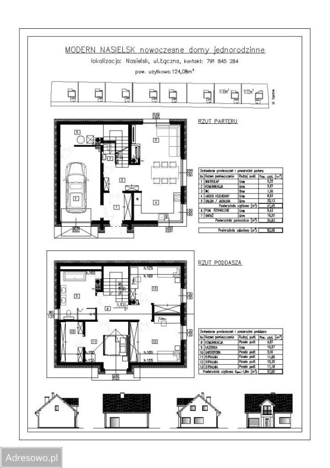 dom wolnostojący, 4 pokoje Nasielsk, ul. Łączna. Zdjęcie 12