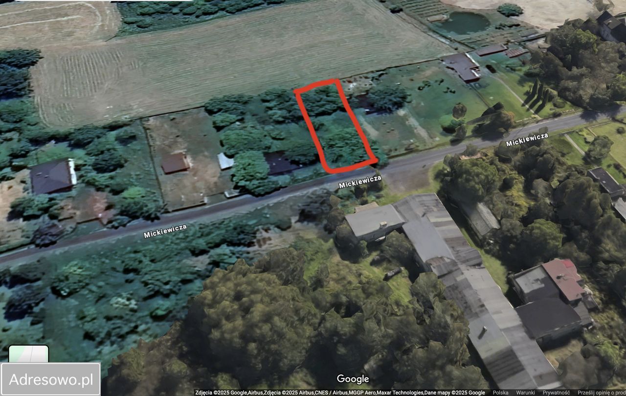 Działka budowlana Gałków Mały, ul. Mickiewicza