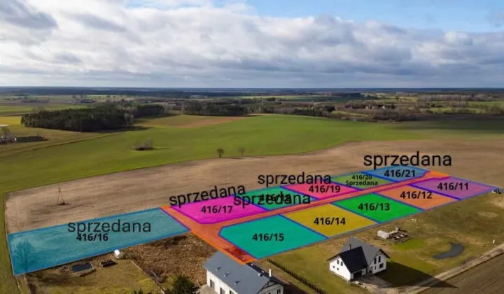 Działka budowlana Drzycim Gudajewo, ul. Długa
