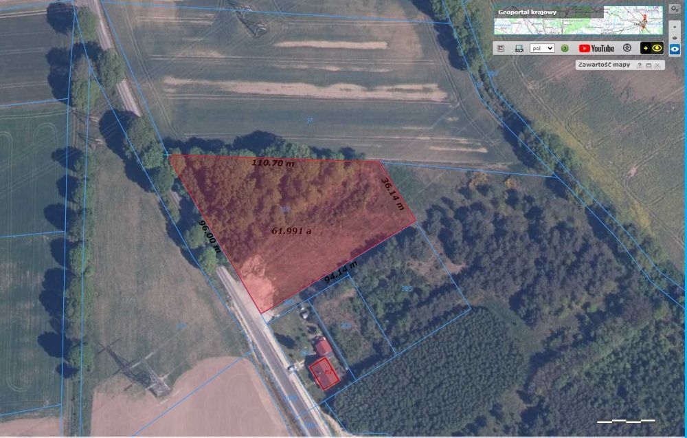 Działka rolno-budowlana Karnieszewice. Zdjęcie 3