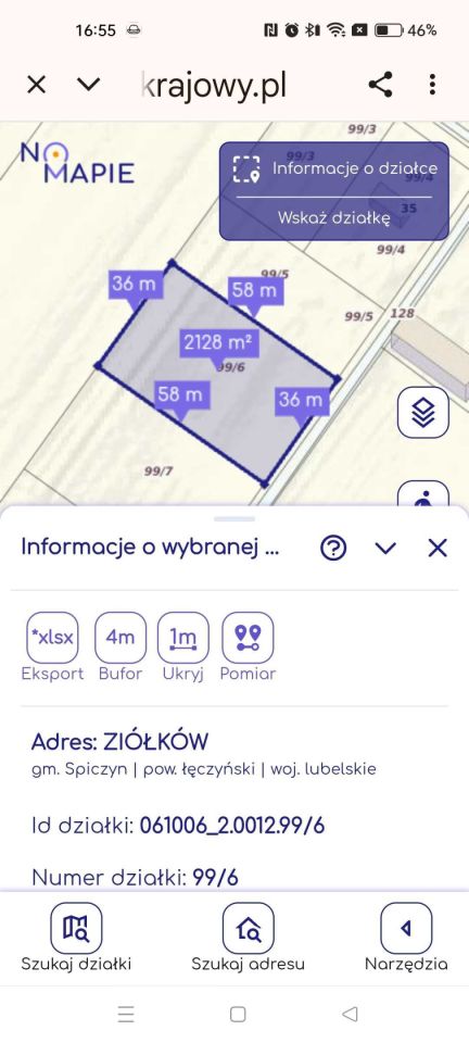 Działka budowlana Ziółków. Zdjęcie 2