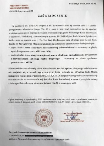Działka budowlana Kędzierzyn-Koźle Kłodnica. Zdjęcie 21