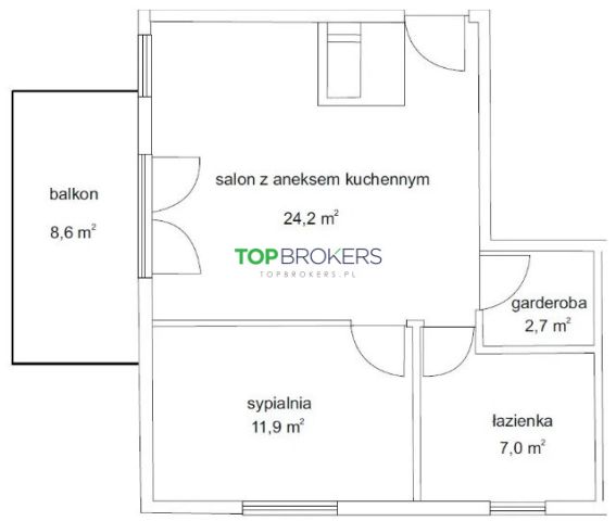 Mieszkanie 2-pokojowe Warszawa Ochota, ul. Włodarzewska. Zdjęcie 23