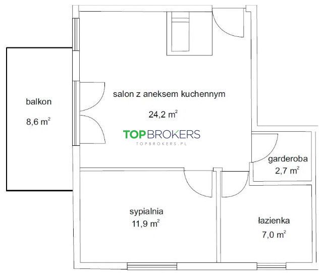 Mieszkanie 2-pokojowe Warszawa Ochota, ul. Włodarzewska. Zdjęcie 23