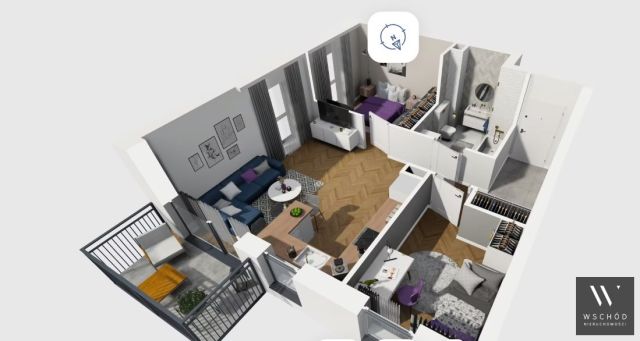 Mieszkanie 3-pokojowe Kraków Prądnik Biały. Zdjęcie 2