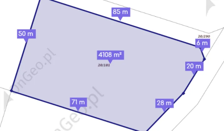 Działka rolna Ramsowo