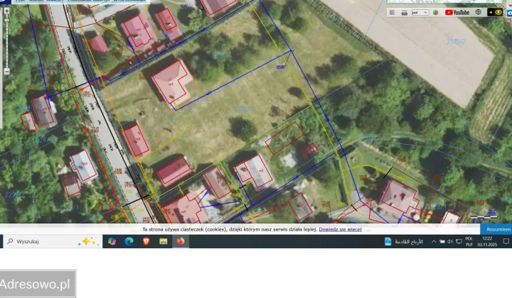 Działka siedliskowa Krzemienica