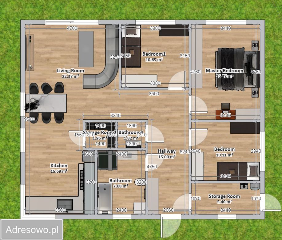 dom wolnostojący, 4 pokoje Czerwona Woda. Zdjęcie 3