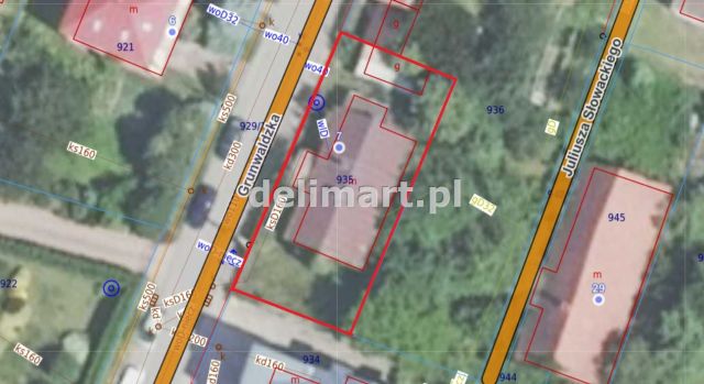 Działka budowlana Sanok Śródmieście, ul. Grunwaldzka. Zdjęcie 4