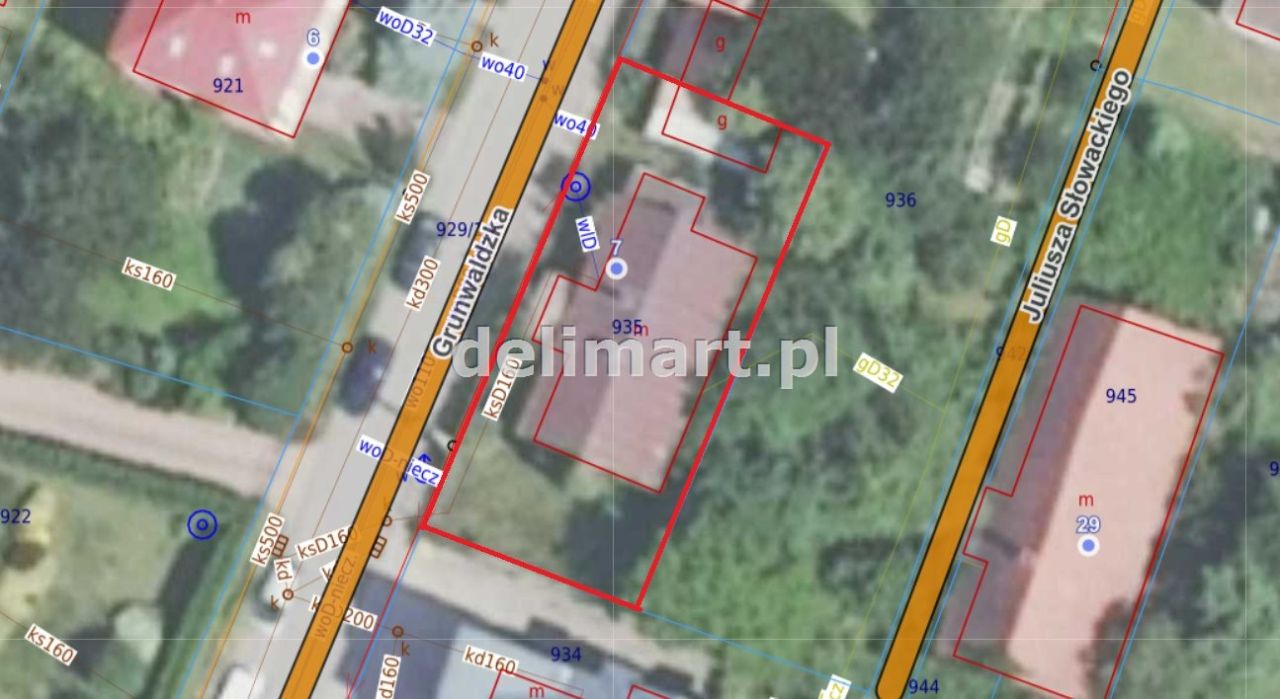 Działka budowlana Sanok Śródmieście, ul. Grunwaldzka. Zdjęcie 4
