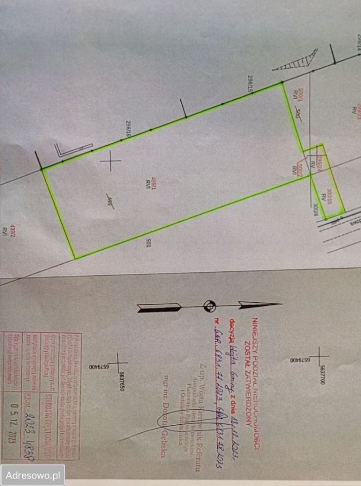 Działka budowlana Wierzchowisko, ul. Spadowa. Zdjęcie 6