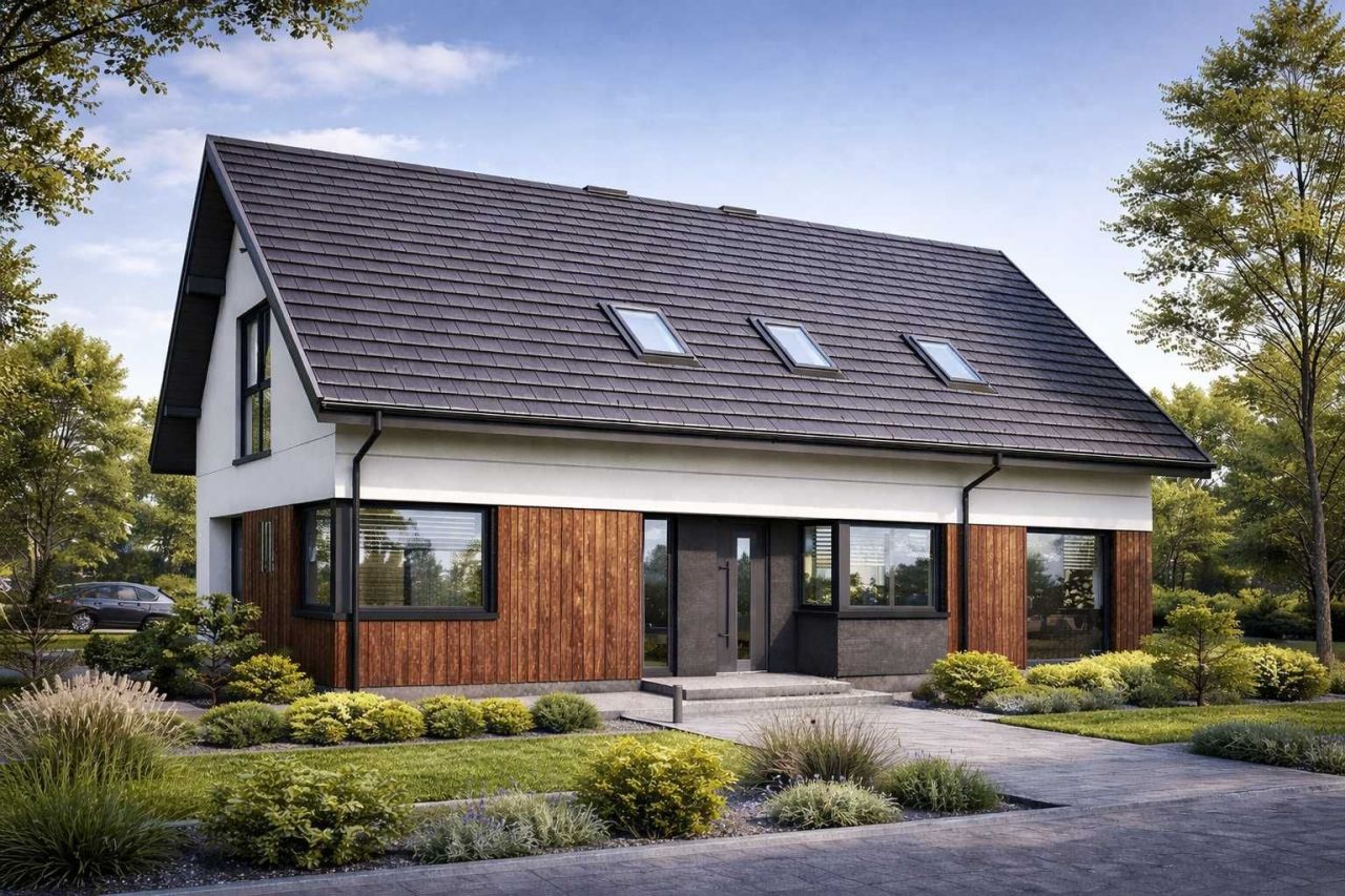 dom wolnostojący Żyrardów, ul. Wincentego Witosa. Zdjęcie 1