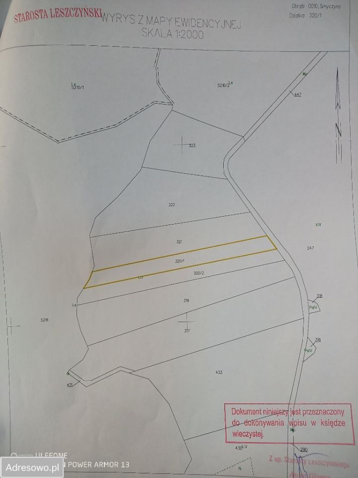 Działka rolna Smyczyna. Zdjęcie 2