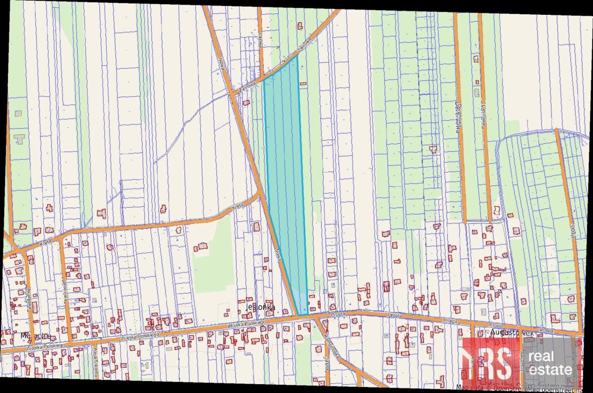 Działka inwestycyjna Jesionka, ul. Nowa