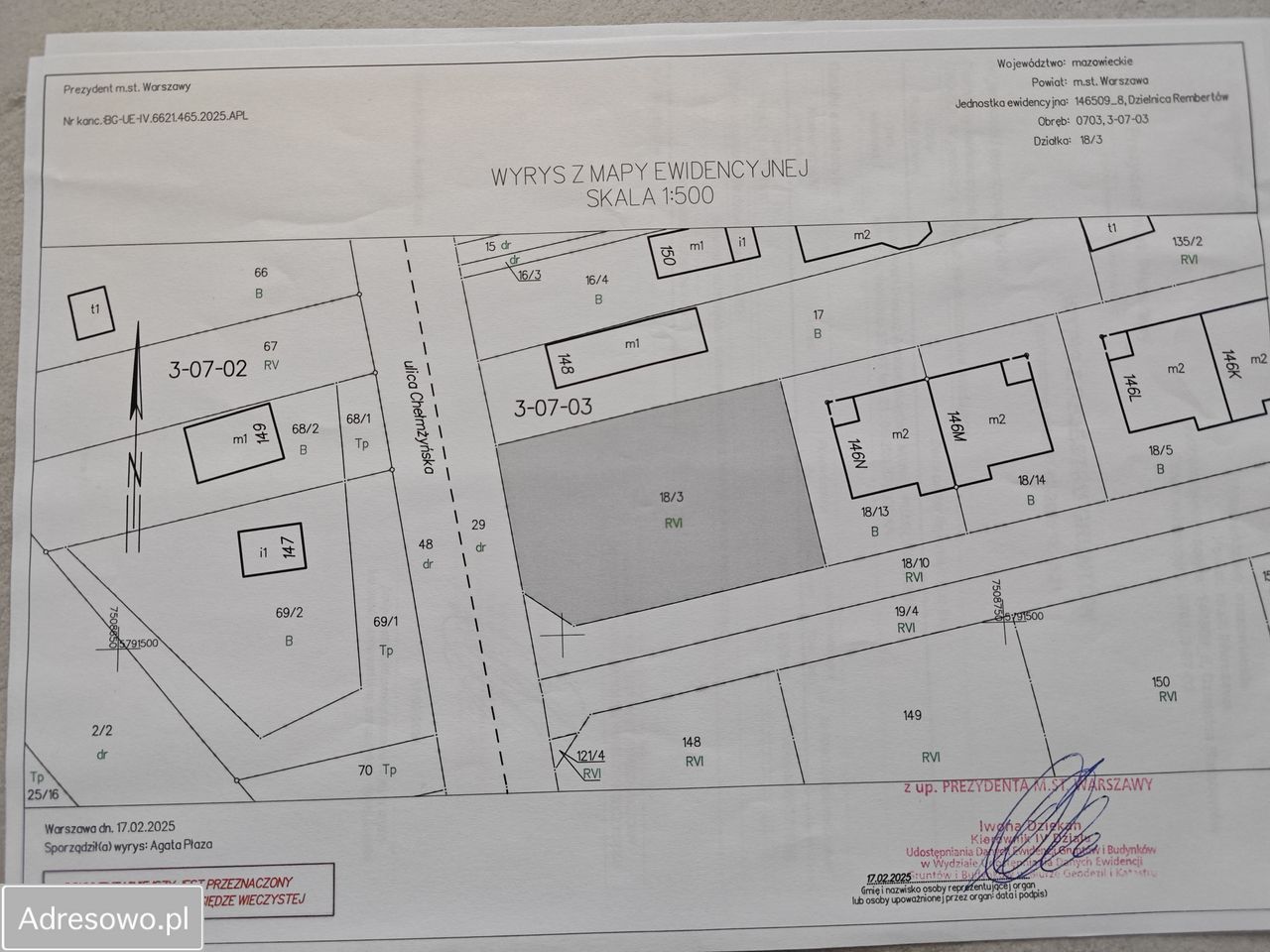 Działka budowlana Warszawa Rembertów, ul. Chełmżyńska. Zdjęcie 7