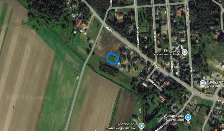 Działka budowlana Białobrzegi, ul. Długa
