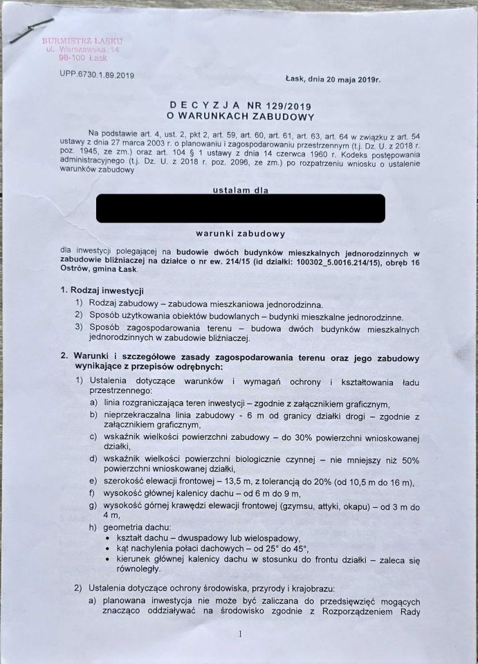 Działka budowlana Ostrów. Zdjęcie 2