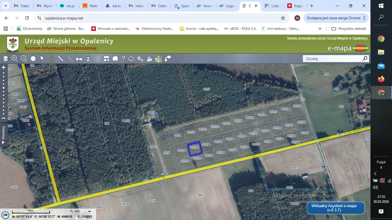 Działka budowlana Kopanki, Kopanki. Zdjęcie 1