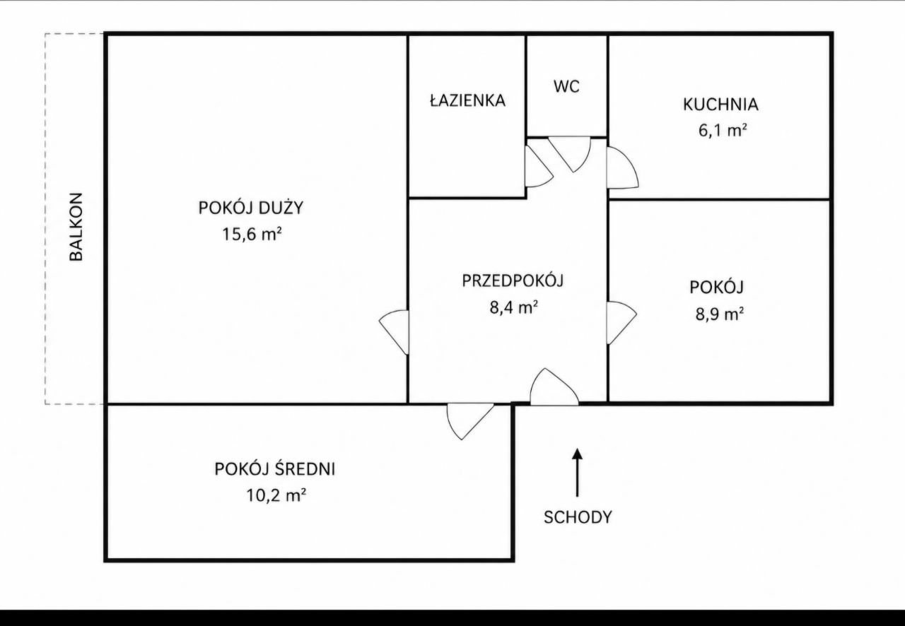 Mieszkanie 3-pokojowe Łódź Radogoszcz, ul. 11 Listopada. Zdjęcie 10