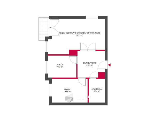 Mieszkanie 3-pokojowe Poznań Jeżyce, ul. Kościelna. Zdjęcie 21