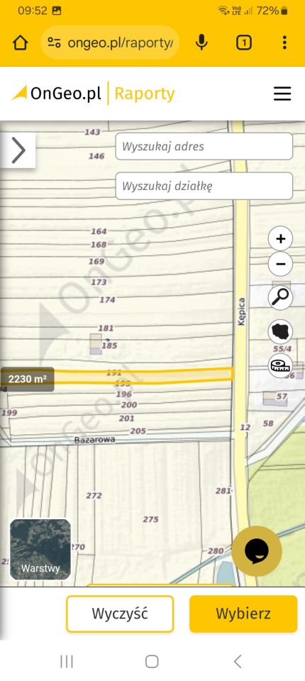 Działka budowlana Tuszyn Kępica, ul. Kępica