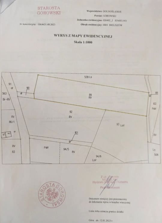 Działka inna Bieliszów. Zdjęcie 4