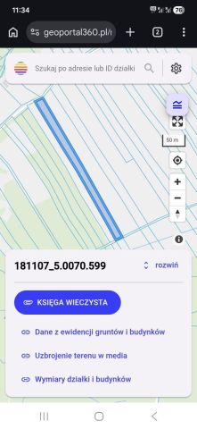 Działka rolno-budowlana Wylów. Zdjęcie 1