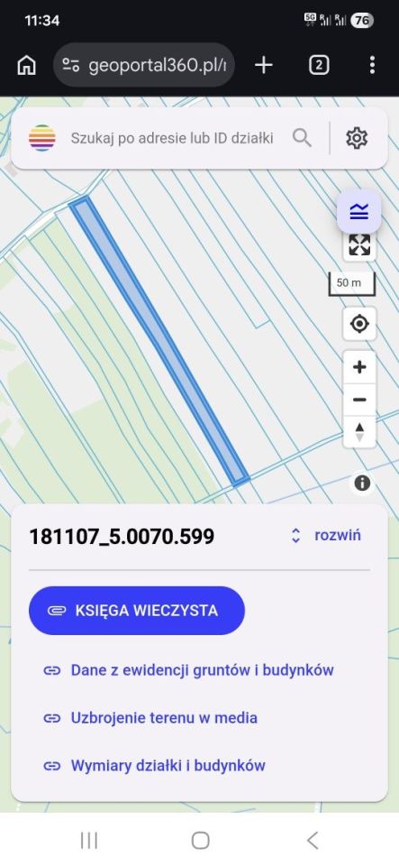 Działka rolno-budowlana Wylów. Zdjęcie 1