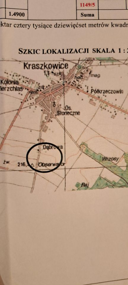 Działka budowlana Kraszkowice Dąbrowa, ul. Południowa. Zdjęcie 4