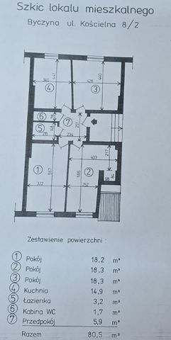 Mieszkanie 3-pokojowe Byczyna. Zdjęcie 18