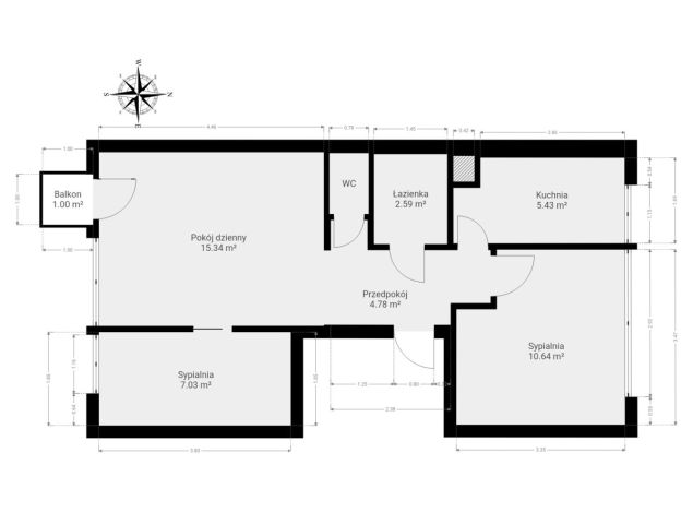 Mieszkanie 3-pokojowe Warszawa Targówek, ul. Łojewska. Zdjęcie 17