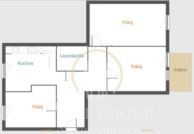 Mieszkanie 3-pokojowe Lublin Kalinowszczyzna, ul. Franciszka Kleeberga. Zdjęcie 12