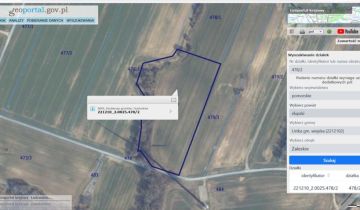 Działka rolna Zaleskie