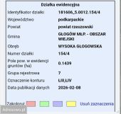 Działka budowlana Wysoka Głogowska, ul. Polna. Zdjęcie 4