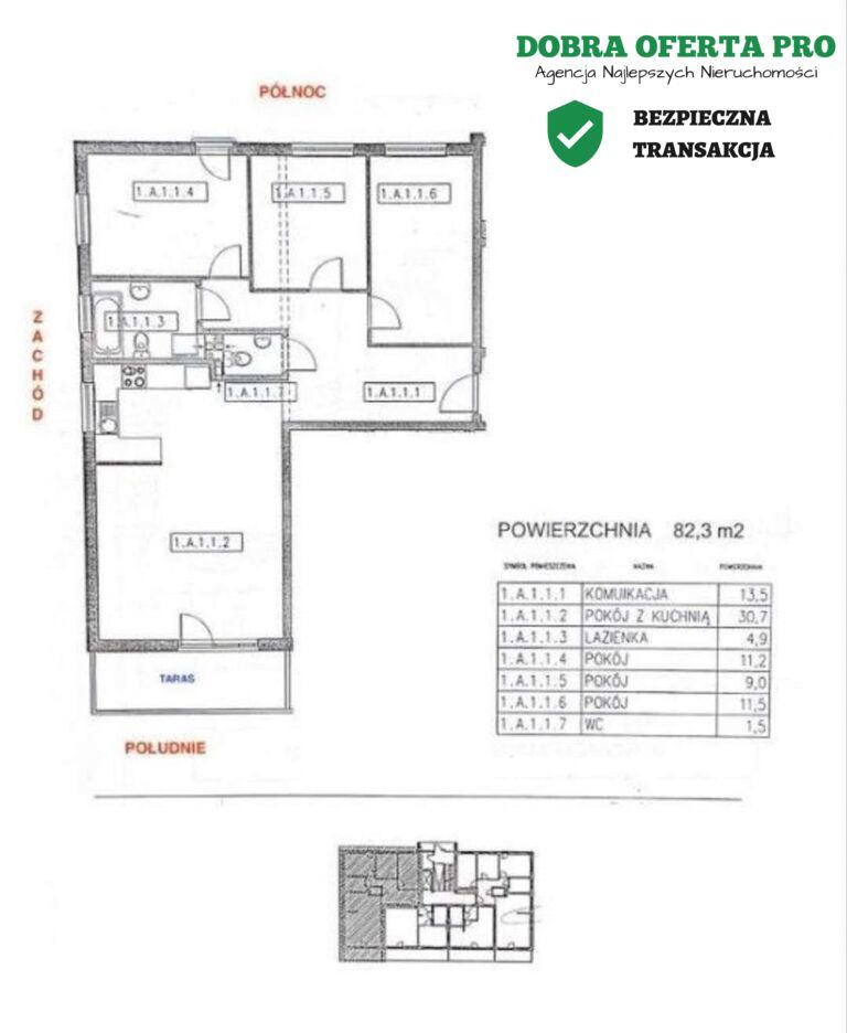 Mieszkanie 4-pokojowe Gdańsk Morena, ul. Królewskie Wzgórze. Zdjęcie 10