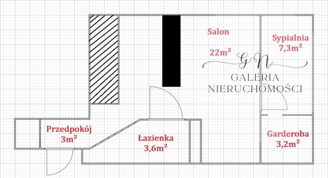 Mieszkanie 2-pokojowe Olsztyn Zatorze, ul. Stefana Żeromskiego. Zdjęcie 16