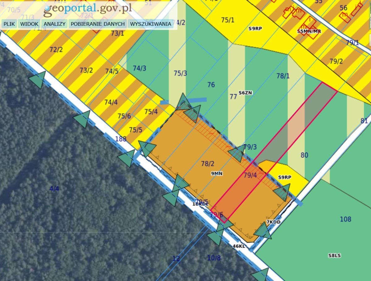 Działka budowlana Helenów. Zdjęcie 2