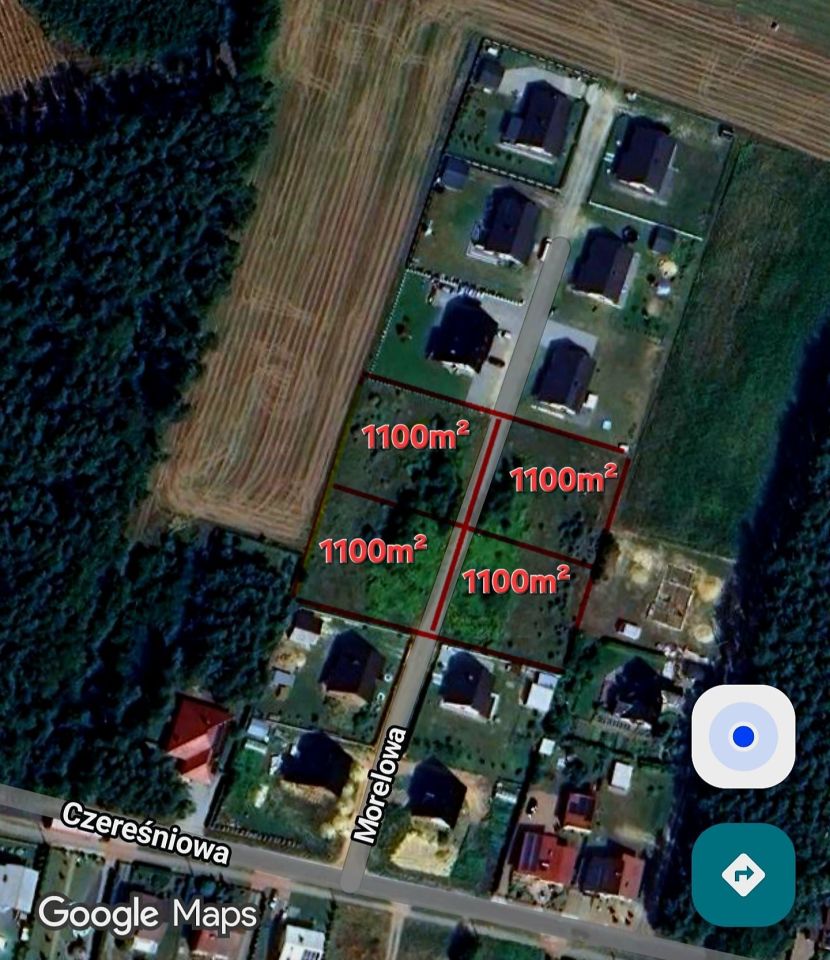 Działka budowlana Potaśnia, ul. Morelowa. Zdjęcie 1