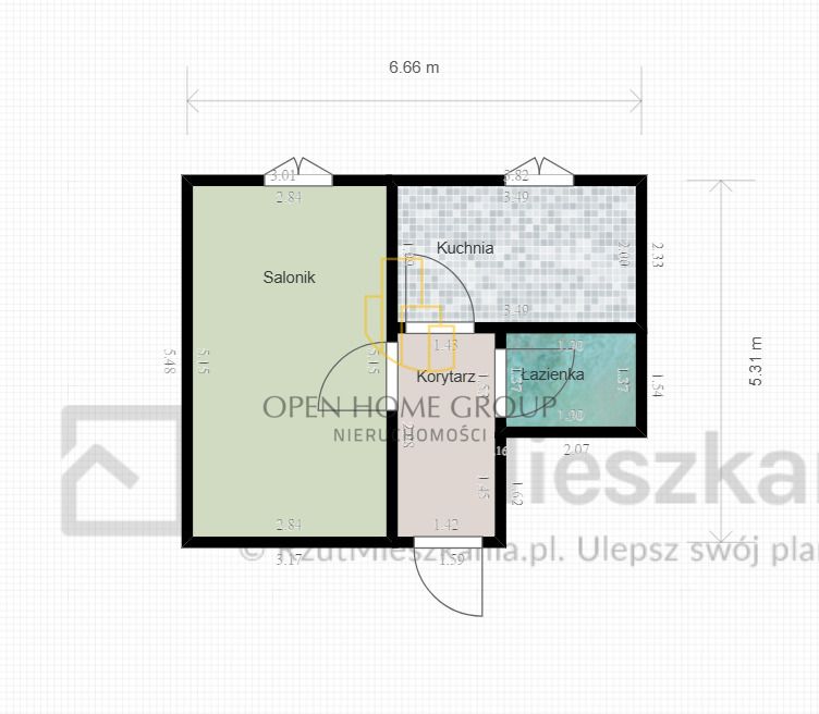 Mieszkanie 1-pokojowe Nowy Dwór, ul. Prusicka. Zdjęcie 9
