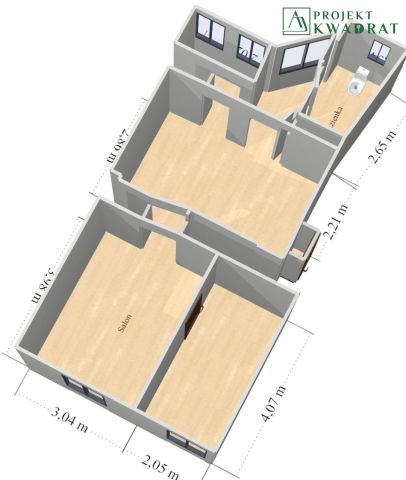 Mieszkanie 2-pokojowe Gliwice, ul. gen. Józefa Zajączka. Zdjęcie 21