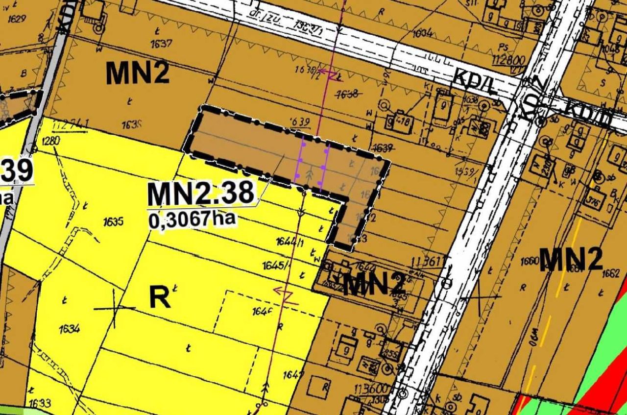 Działka budowlana Zabierzów Bocheński. Zdjęcie 4