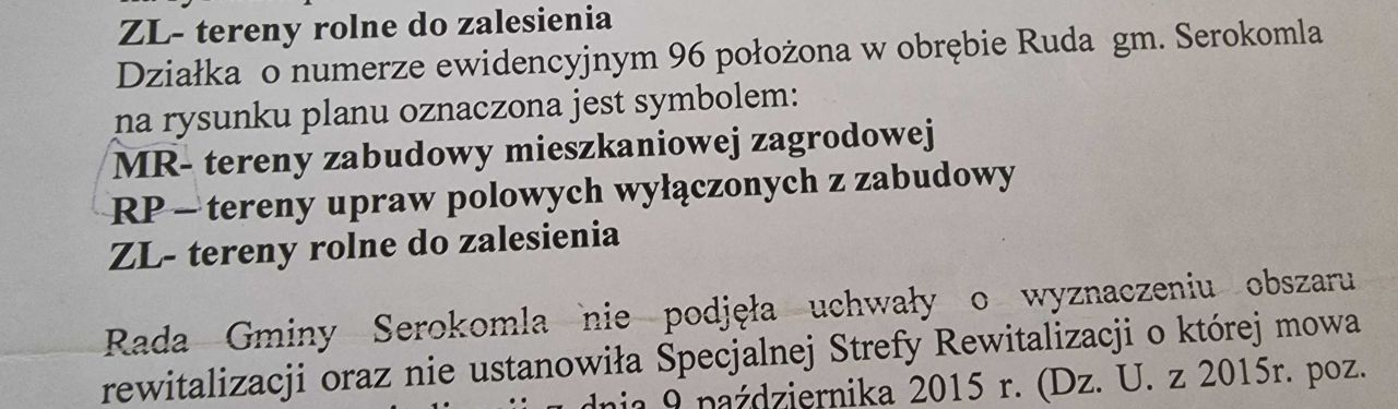 Działka rolno-budowlana Ruda. Zdjęcie 5