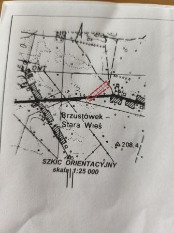 Działka budowlana Brzustówek Brzustówek-Kolonia. Zdjęcie 1