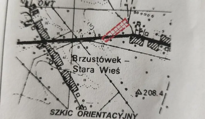 Działka budowlana Brzustówek Brzustówek-Kolonia